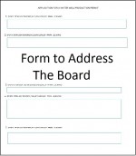 Address the Board