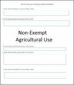 Non Exempt Agricultural